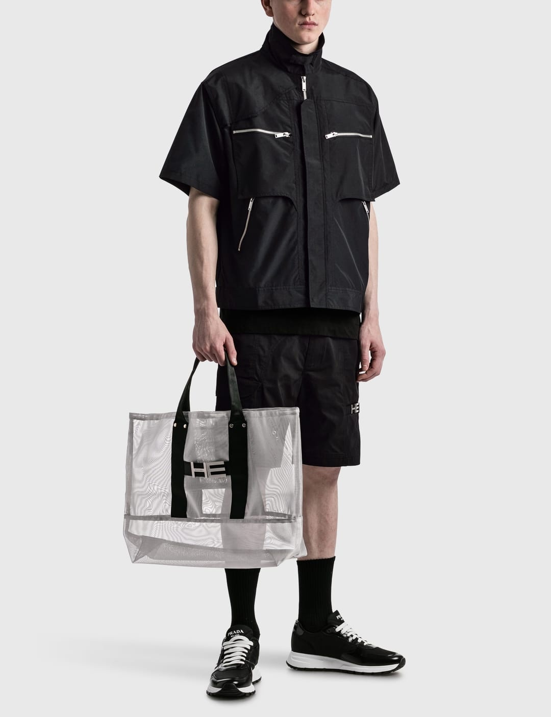 MINIMAL TWILL CARGO SHORTS - 5