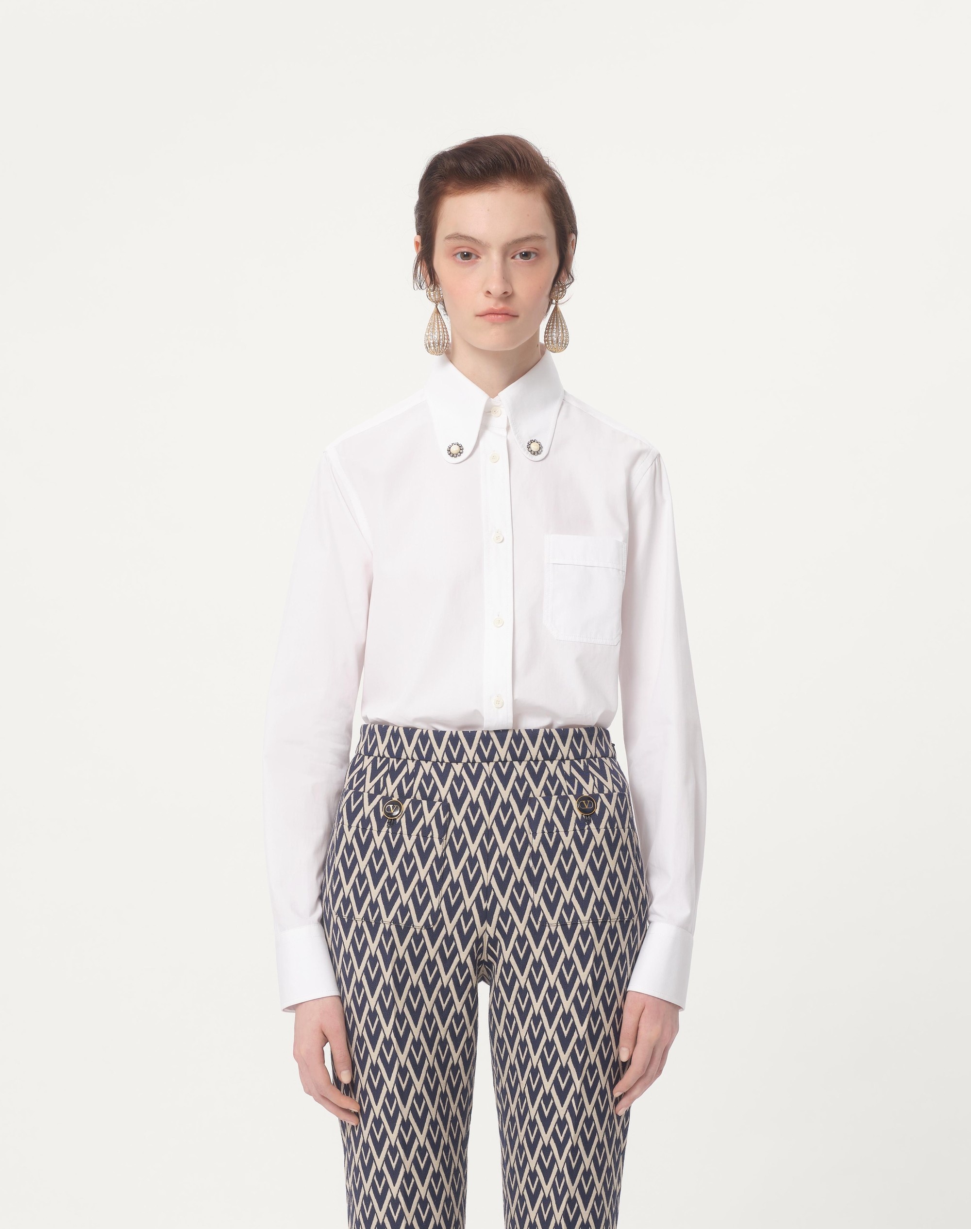 COTTON POPELINE SHIRT - 6