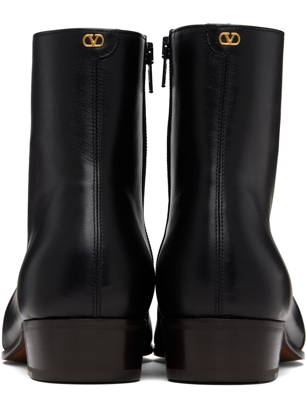 Black Pat Ankle Boots - 2