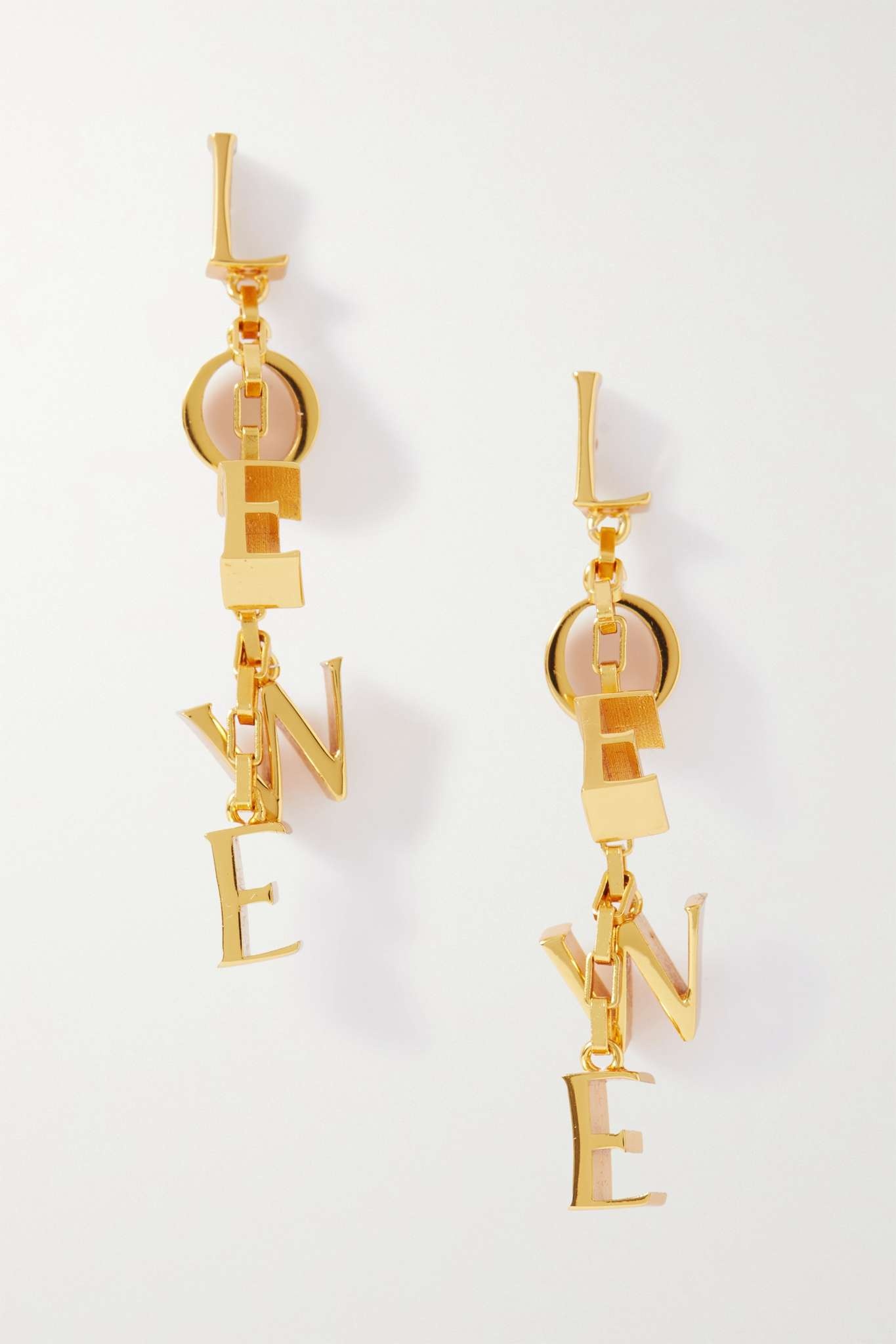 Gold-plated earrings - 1