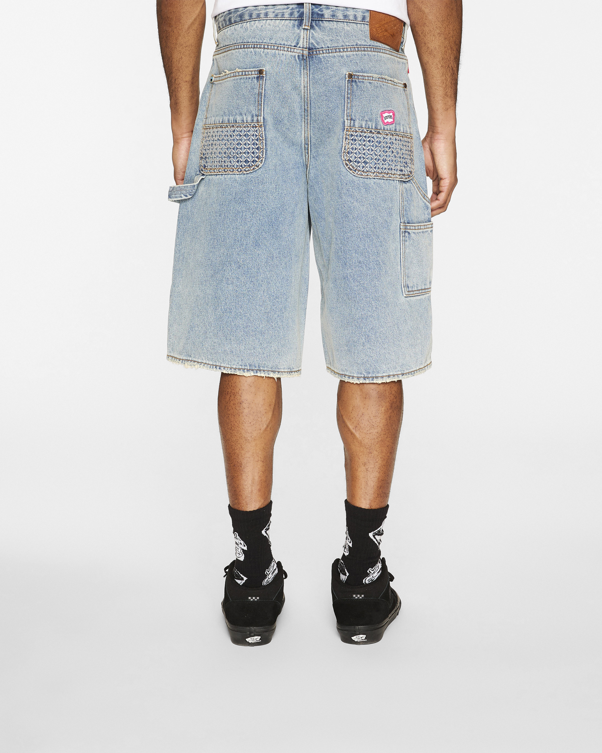 DOUBLE SCOOP JEAN SHORTS - 4