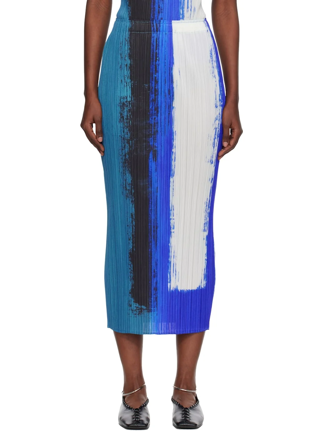 Blue Jump Maxi Skirt - 1