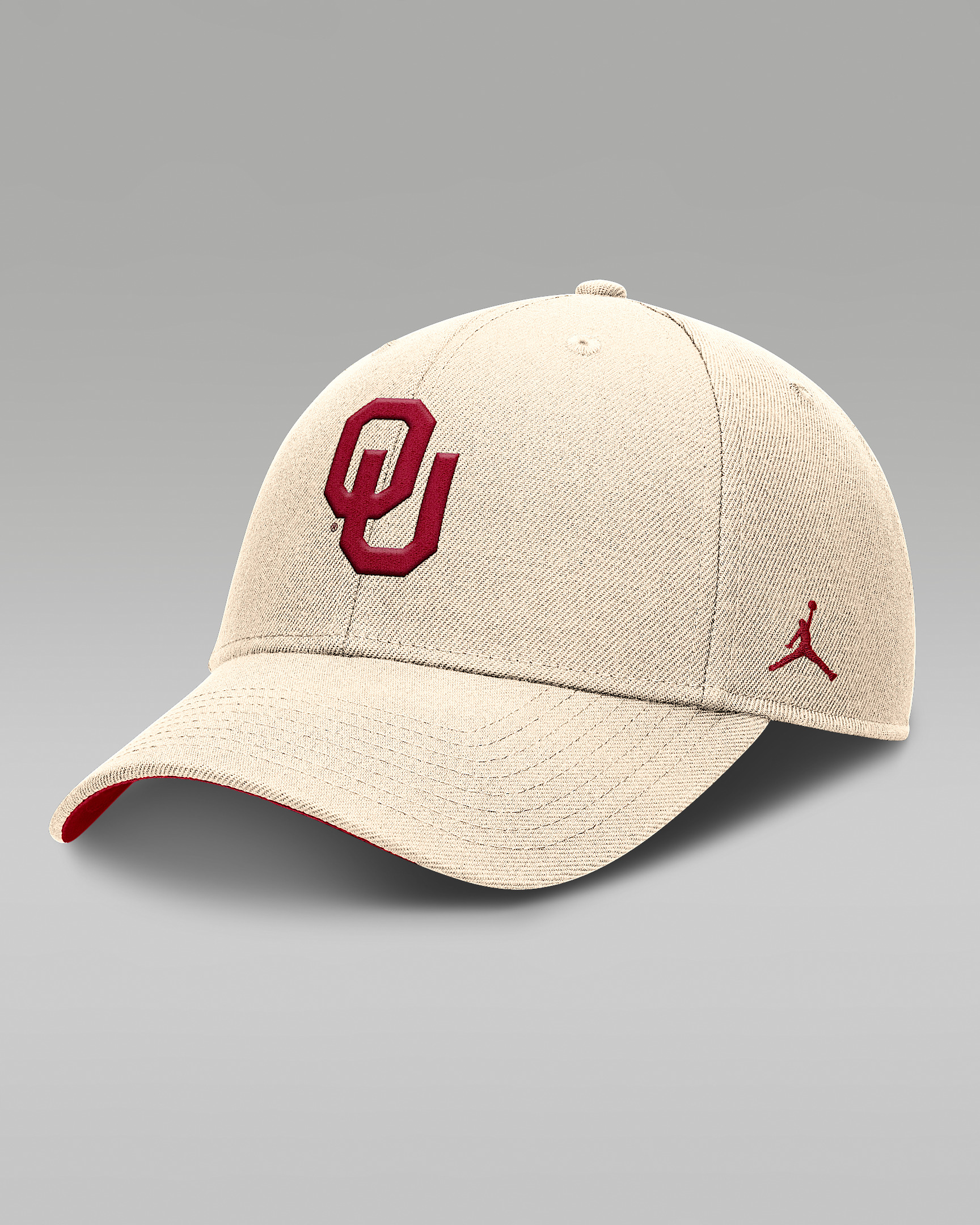 Oklahoma Primetime Rise Men's Jordan Brand Dri-FIT College Trucker Adjustable Hat - 1