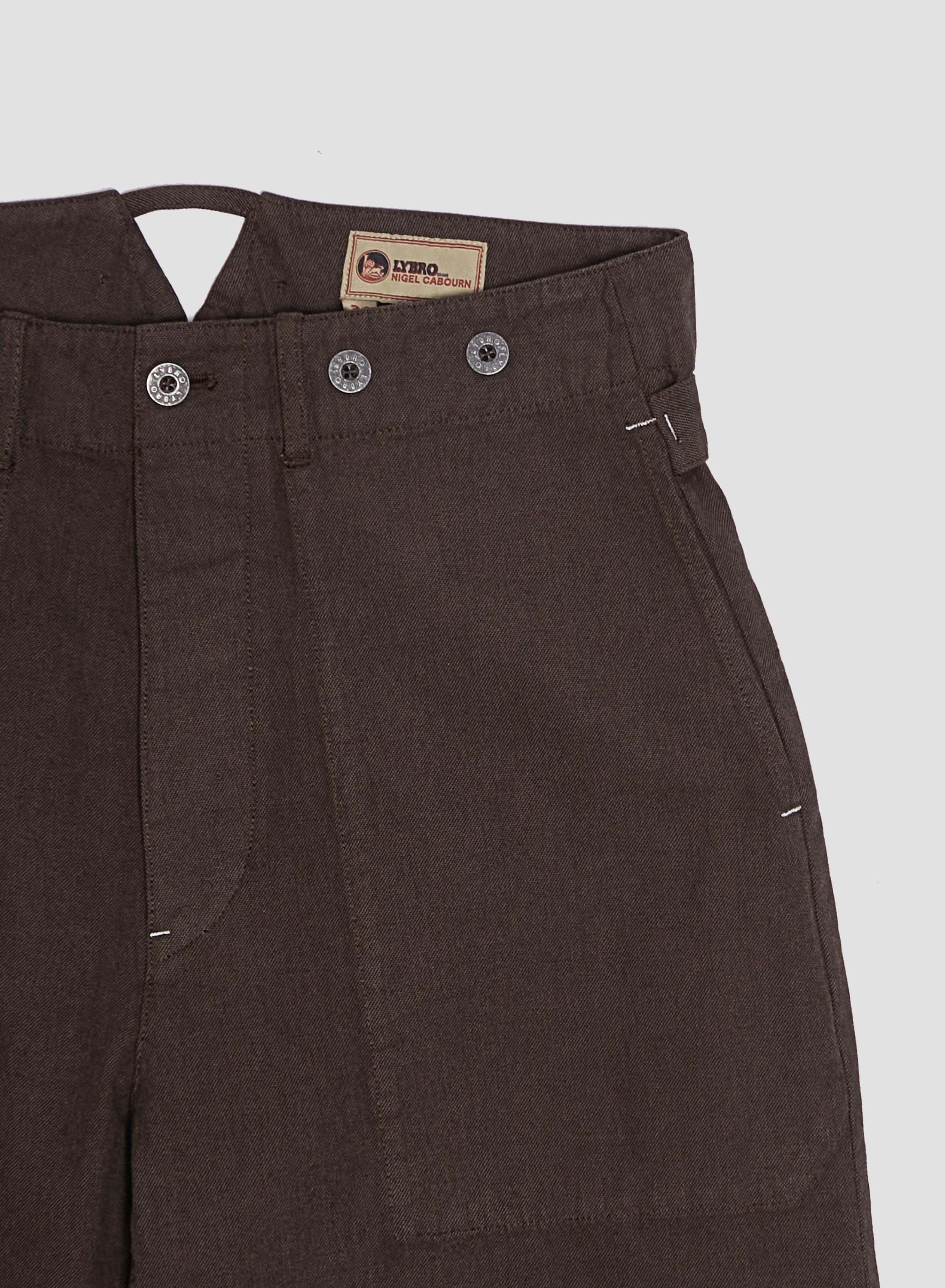 New Workwear Pant Broken Twill in Brown - 2