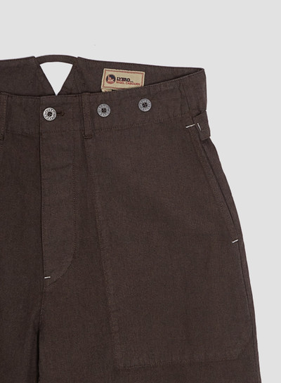 Nigel Cabourn New Workwear Pant Broken Twill in Brown outlook