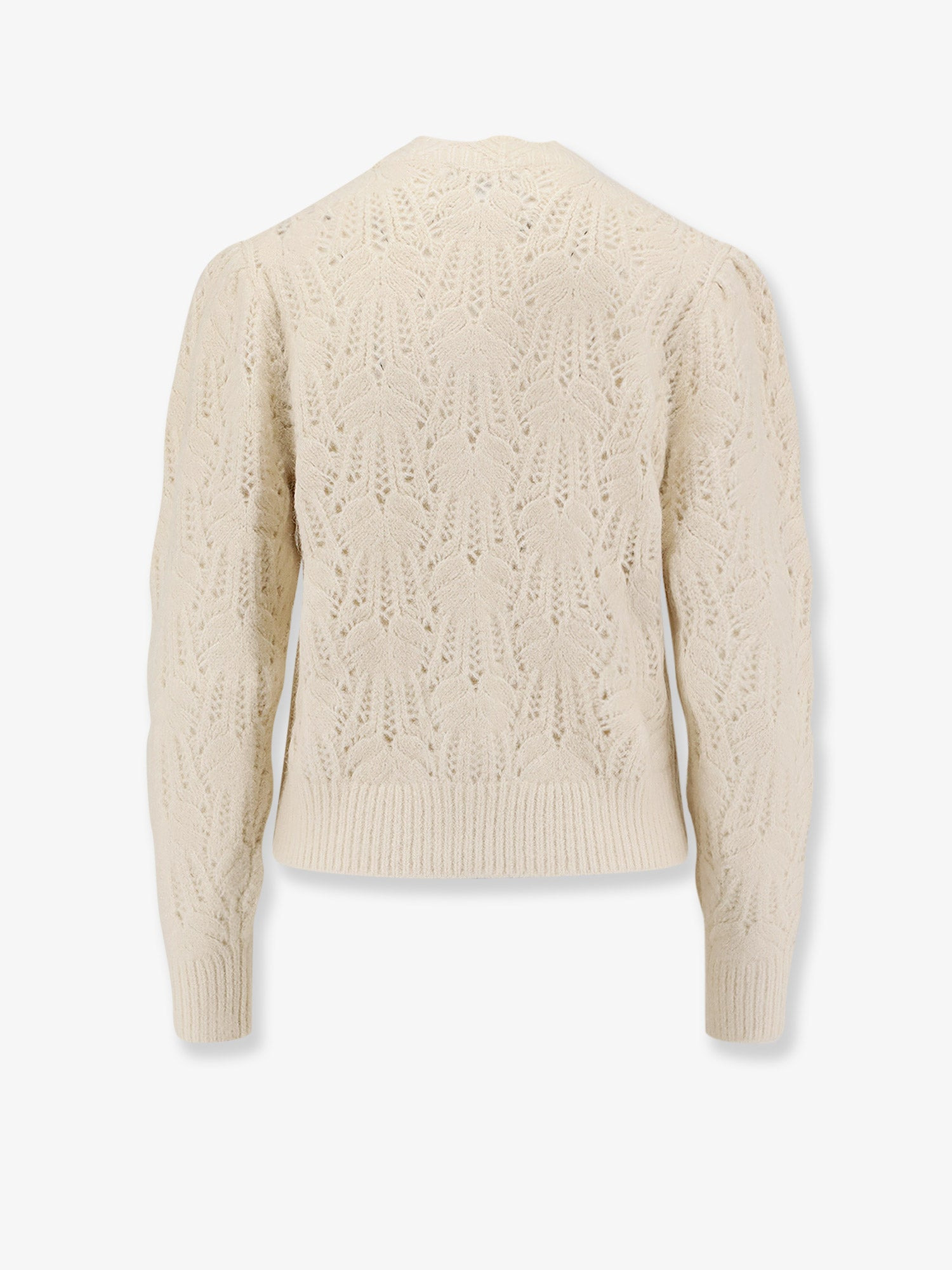 Maxine Perforated Alpaca Blend Cardigan - 2