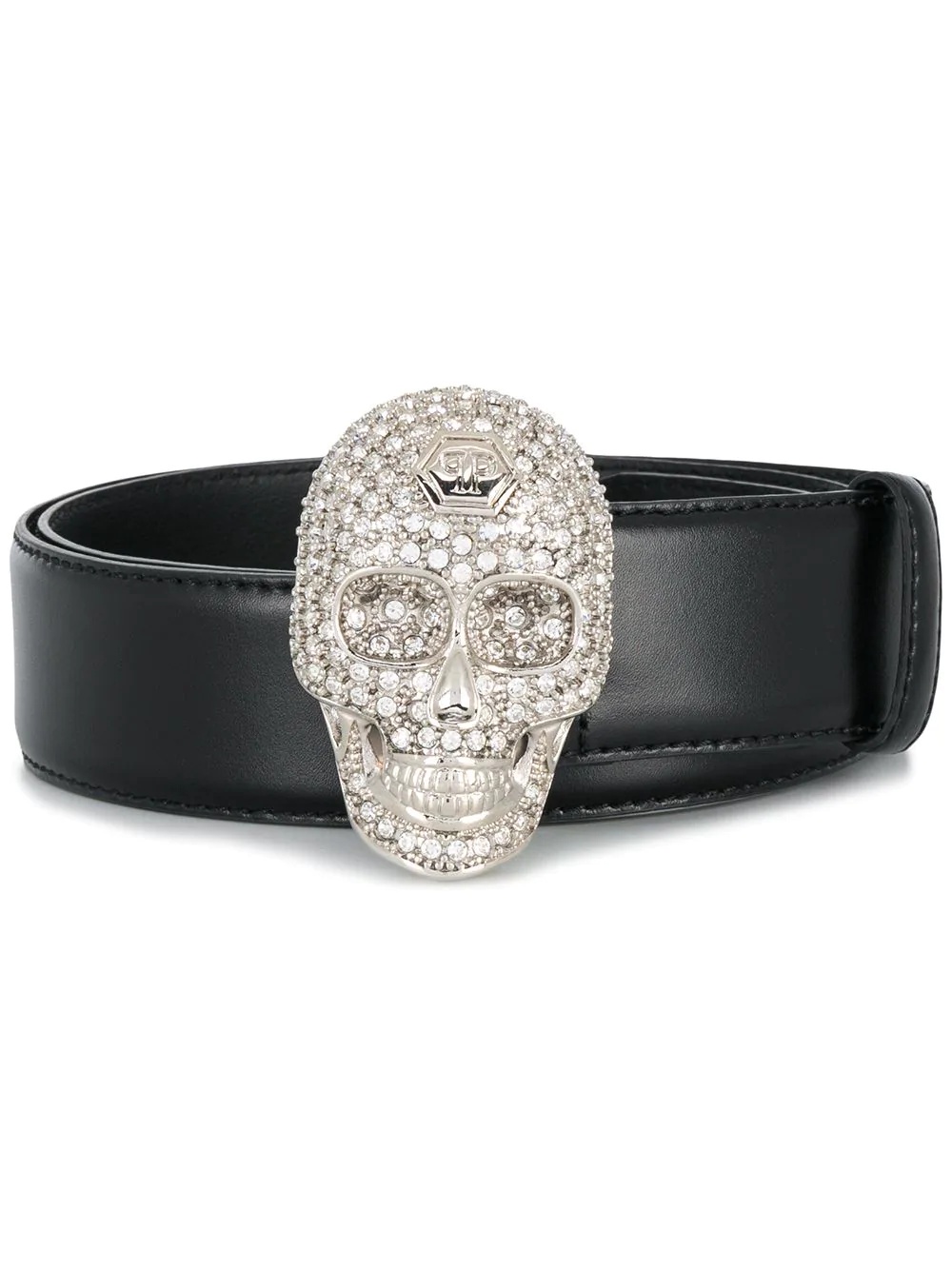 embellished skull belt - 1