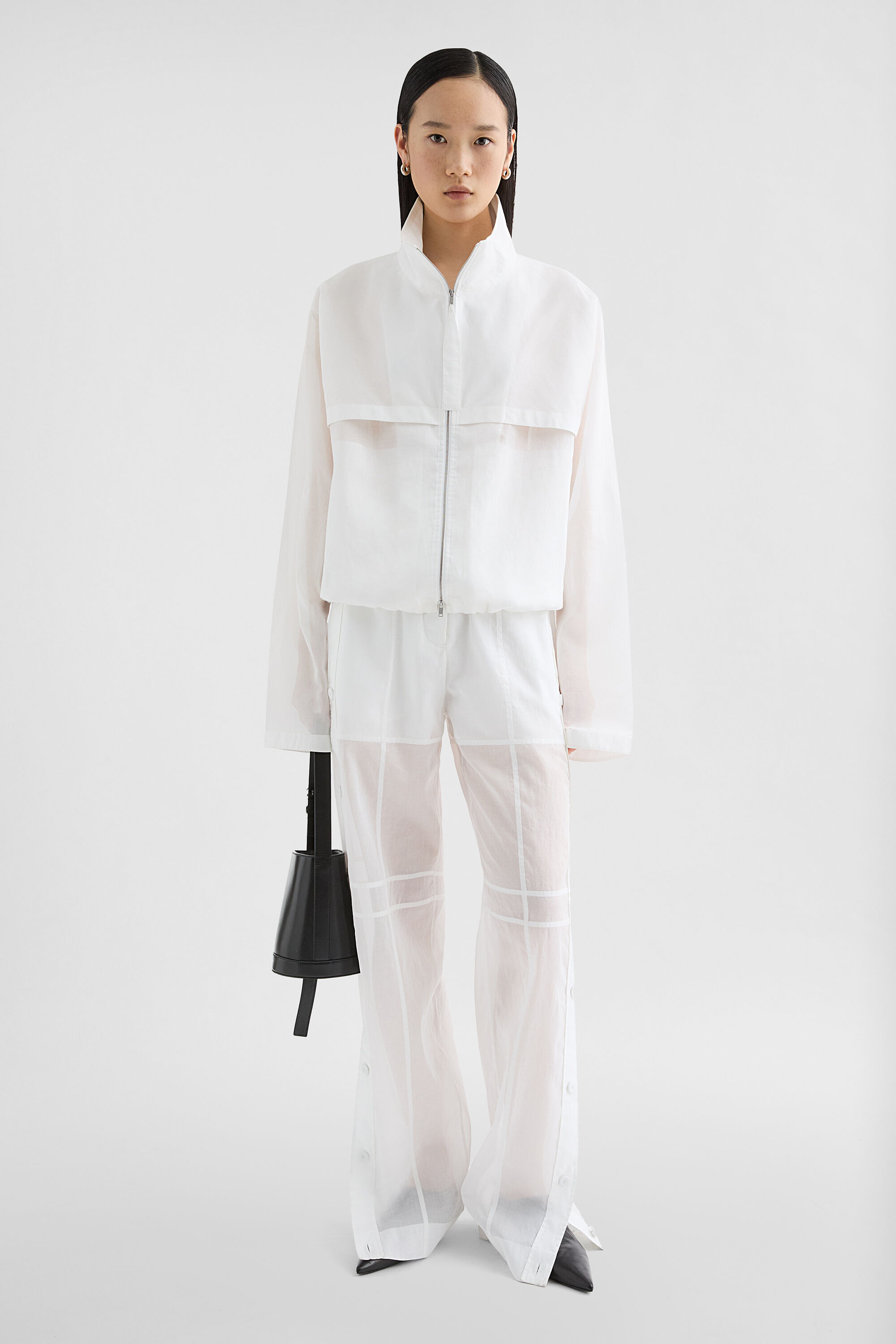 Cotton Muslin Blouson - 5