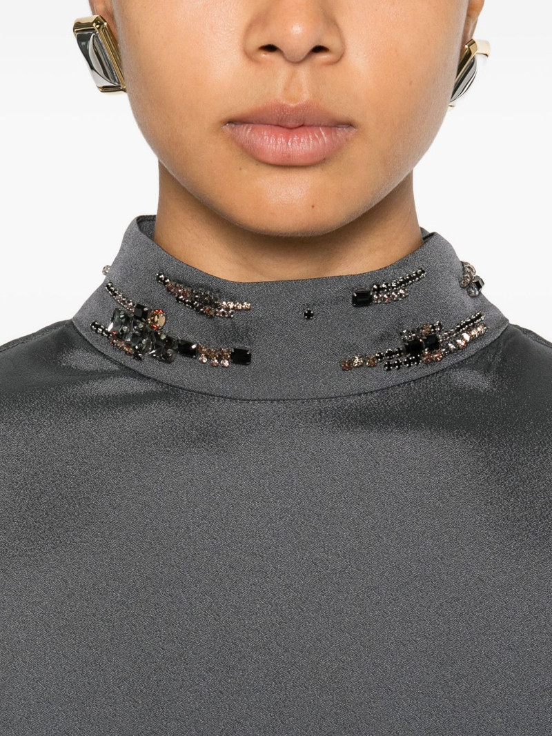 embellished high-neck dress 5