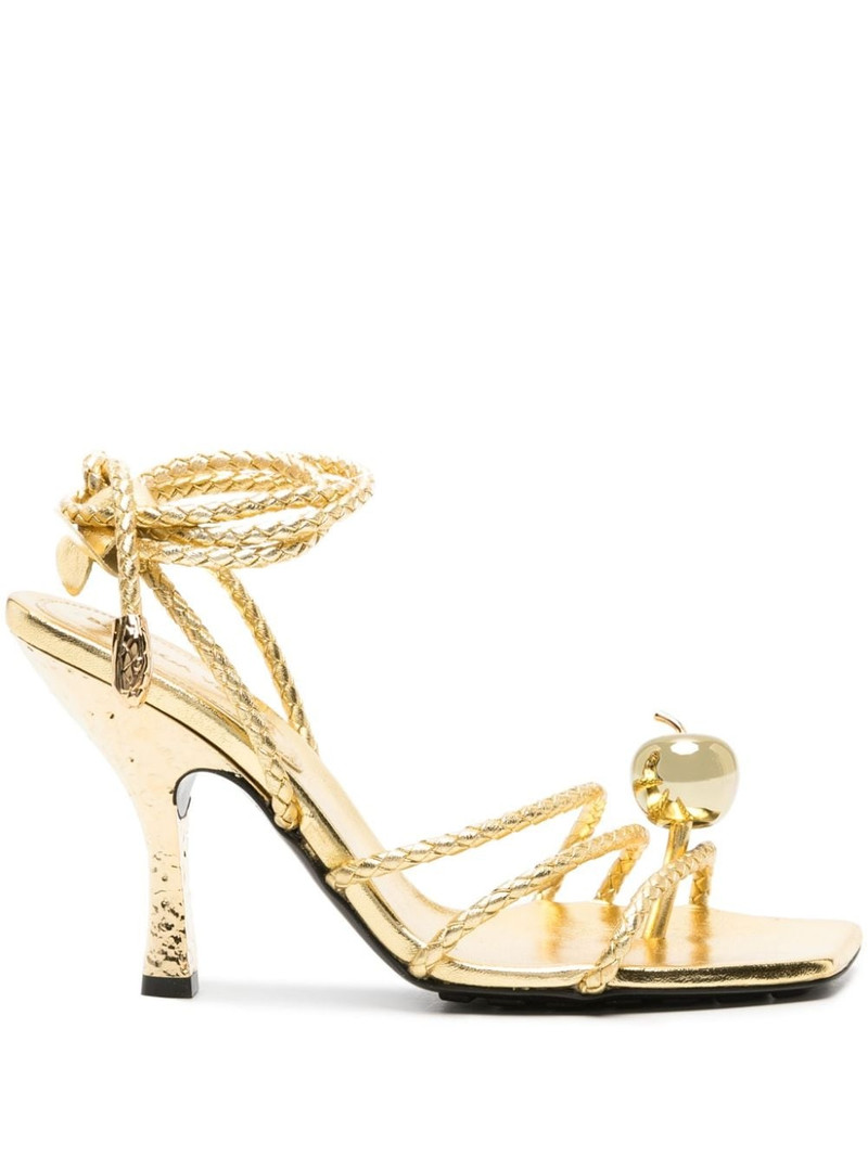Adam 90mm metallic sandals - 1
