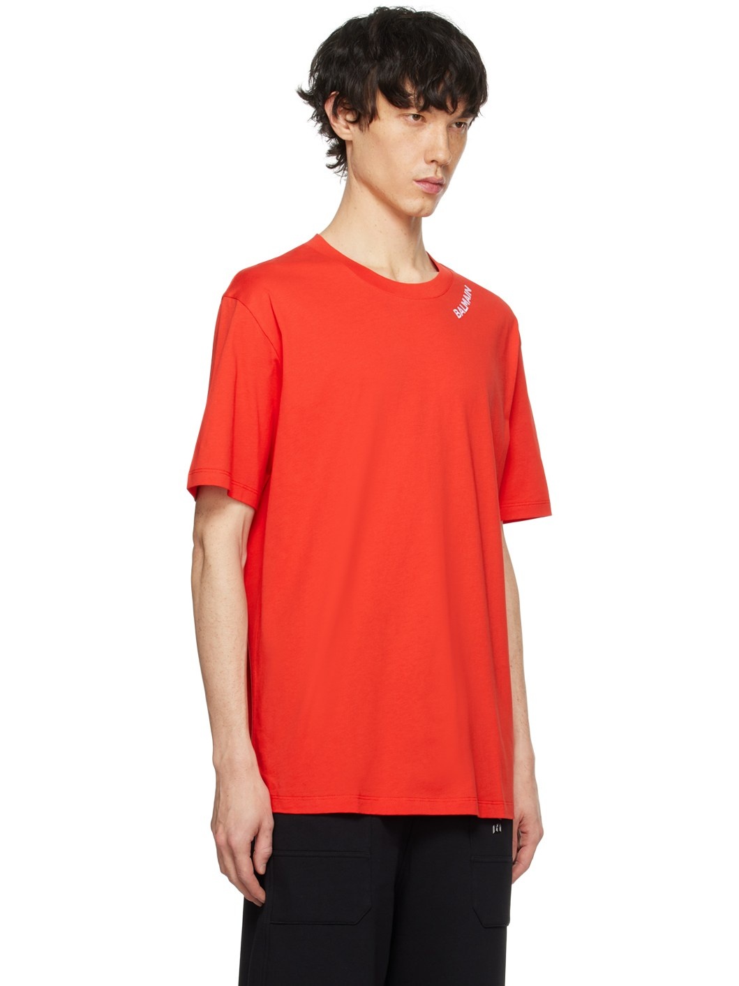 Red Embroidered T-Shirt - 2