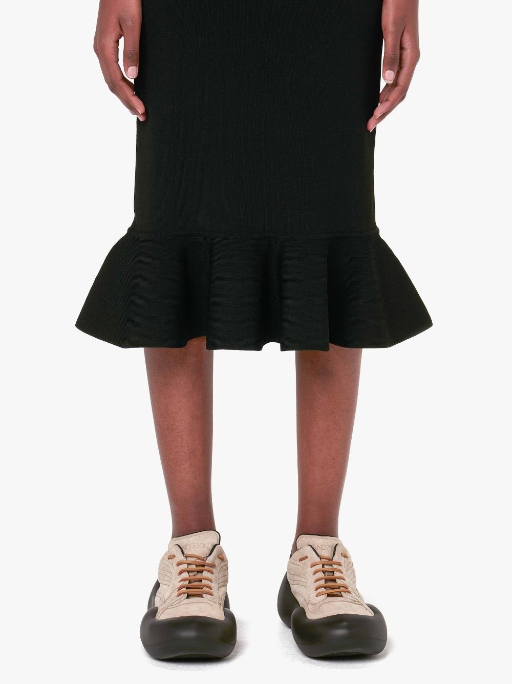 RUFFLED HEM SLEEVELESS DRESS - 5