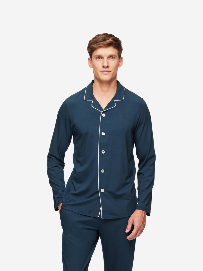 Men's Pyjamas Basel Micro Modal Stretch Navy - 2