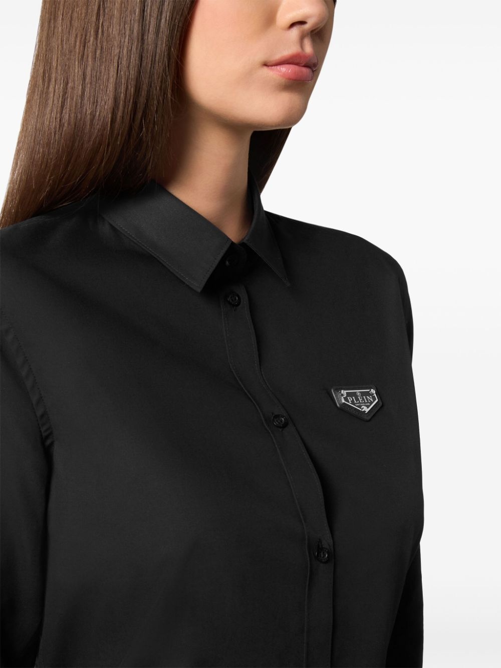 LS Iconic Plein poplin shirt - 5