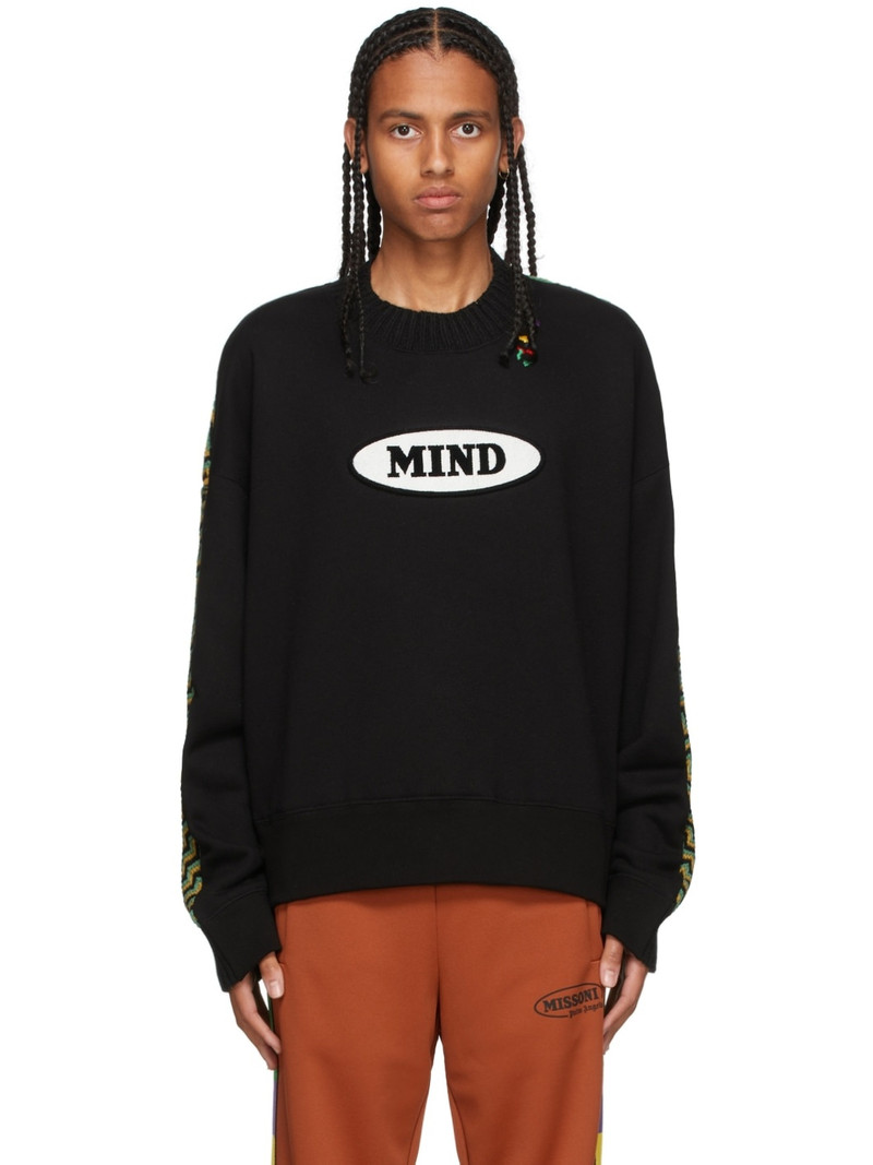 Black Missoni Edition Paneled 'Mind' Sweater 1