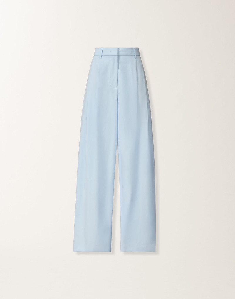 Sky blue poplin pants 1
