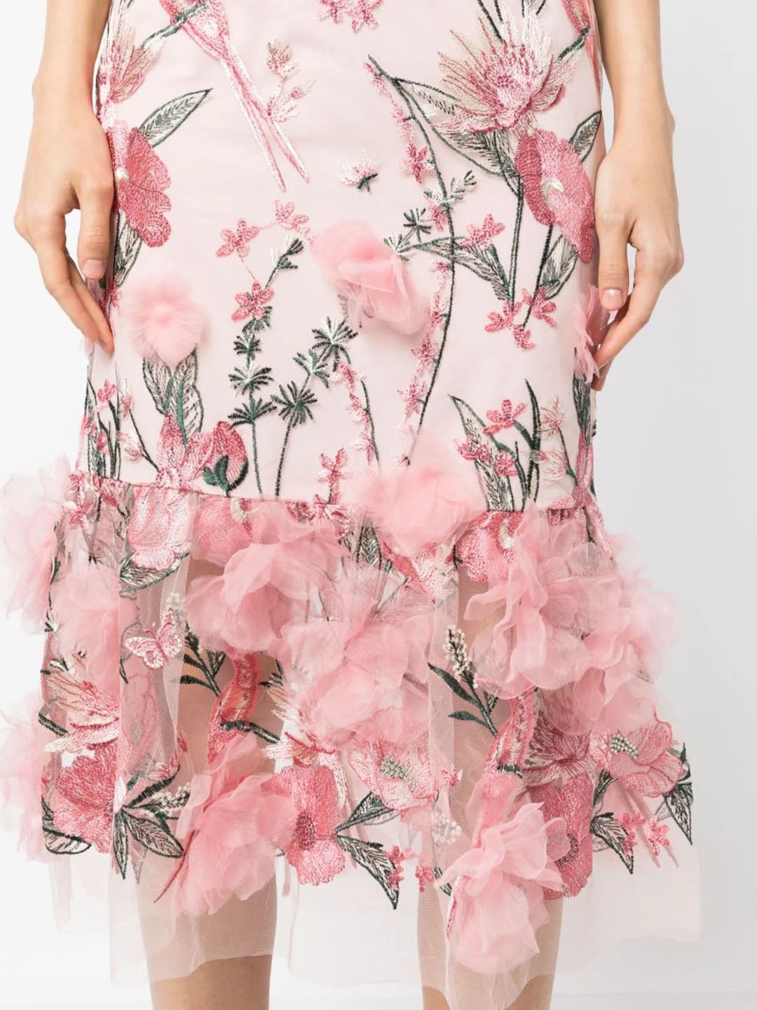 BUTTERFLY MURMURING MIDI DRESS - 3