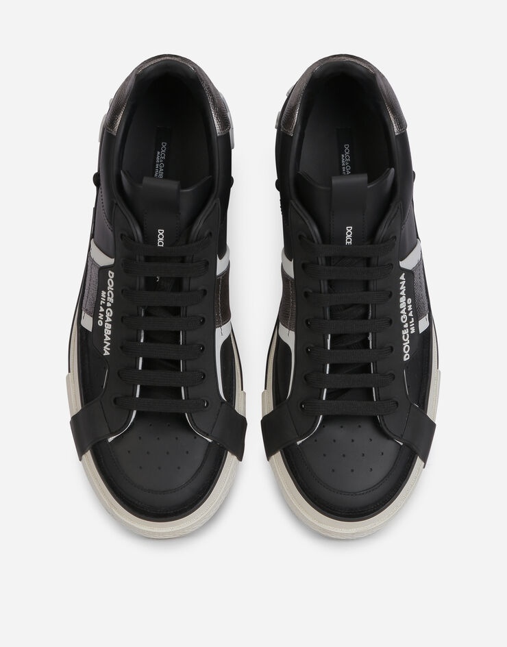 Calfskin 2.Zero custom sneakers with contrasting details - 4