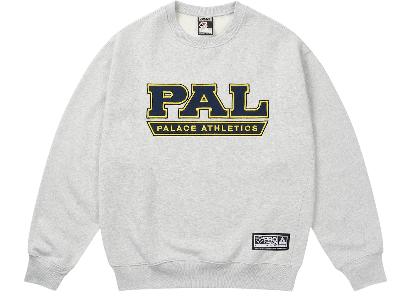 Palace Pal Athletics Crew Grey Marl - 1