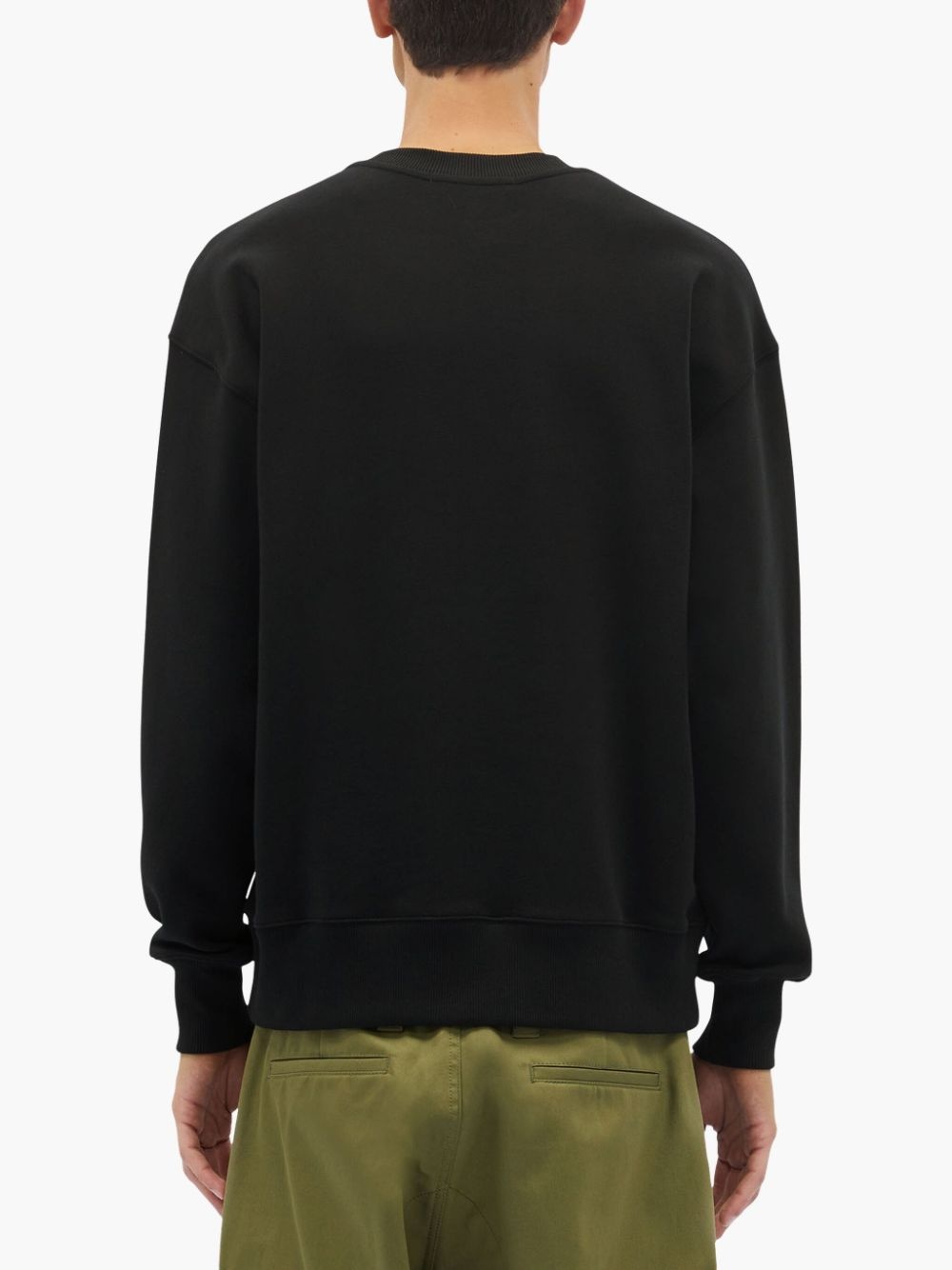 logo-print cotton sweatshirt - 4