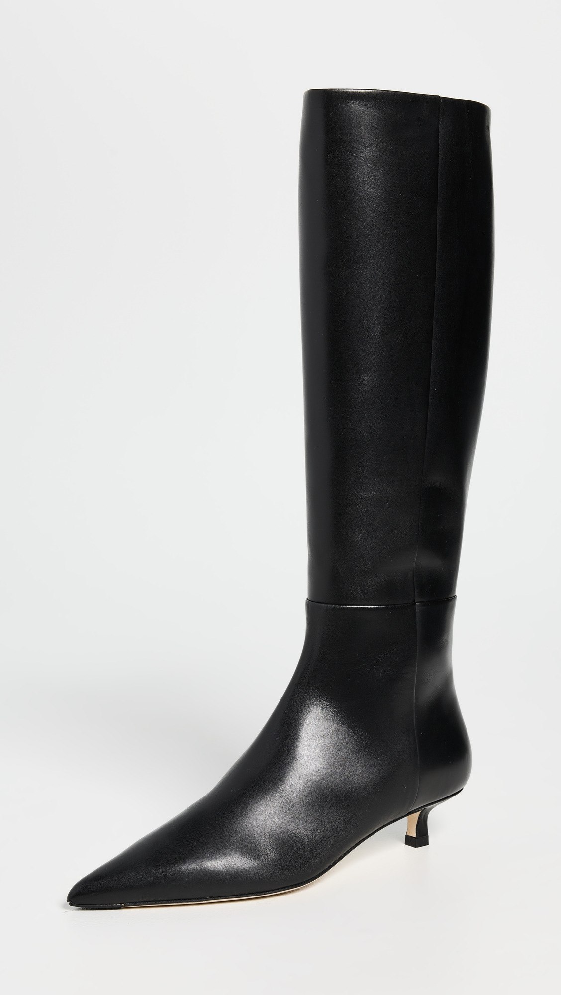 Sabrina Calf Leather Black Boots - 1
