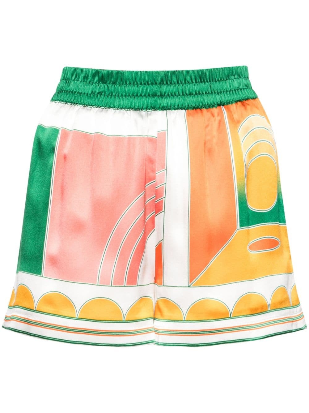 Summer Court silk shorts - 1