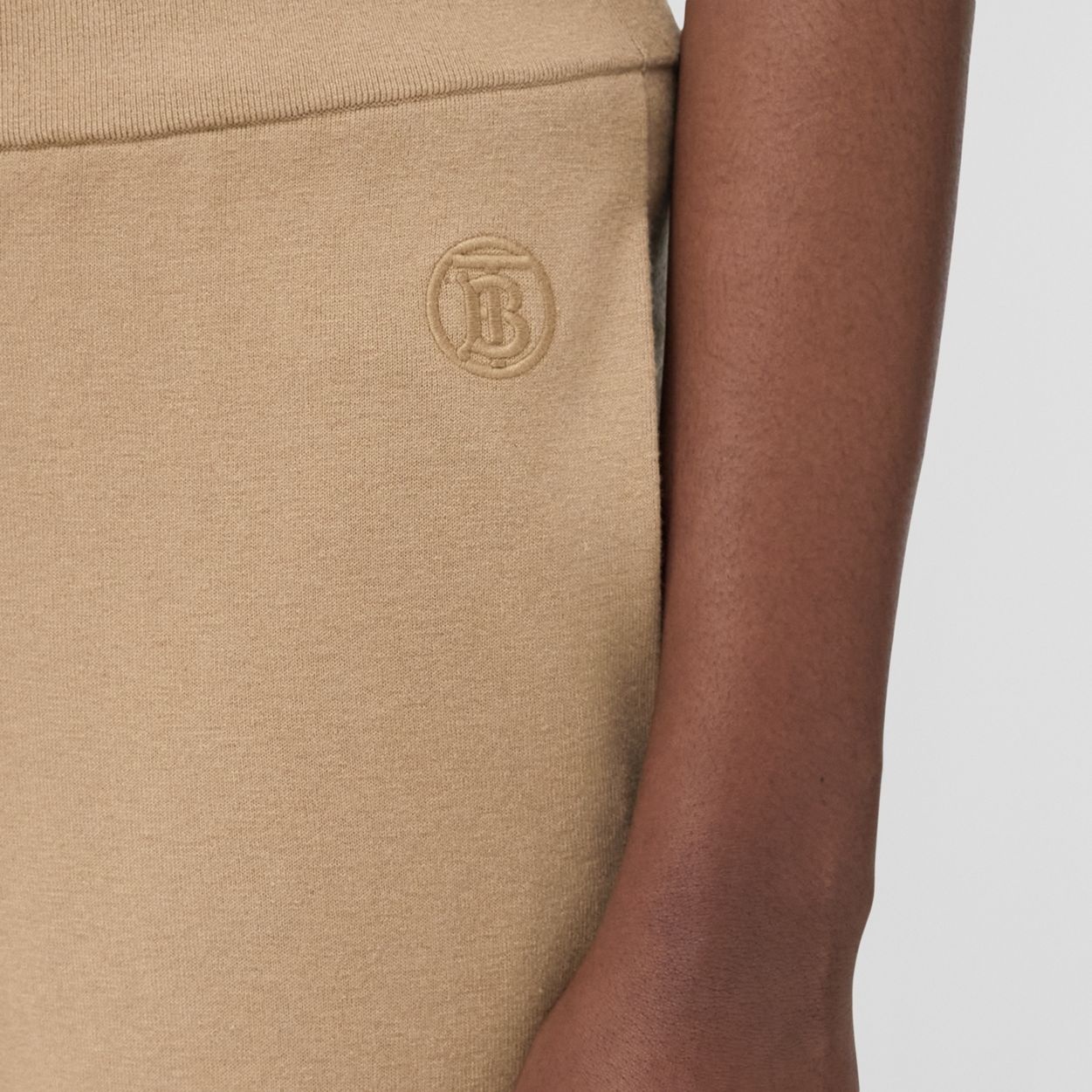 Monogram Motif Cashmere Cotton Blend Jogging Pants - 3