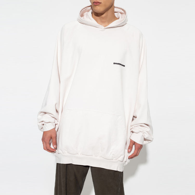 Balenciaga Strike 1917 Oversized Hoodie 'White' 697879TMVH29800 - 4