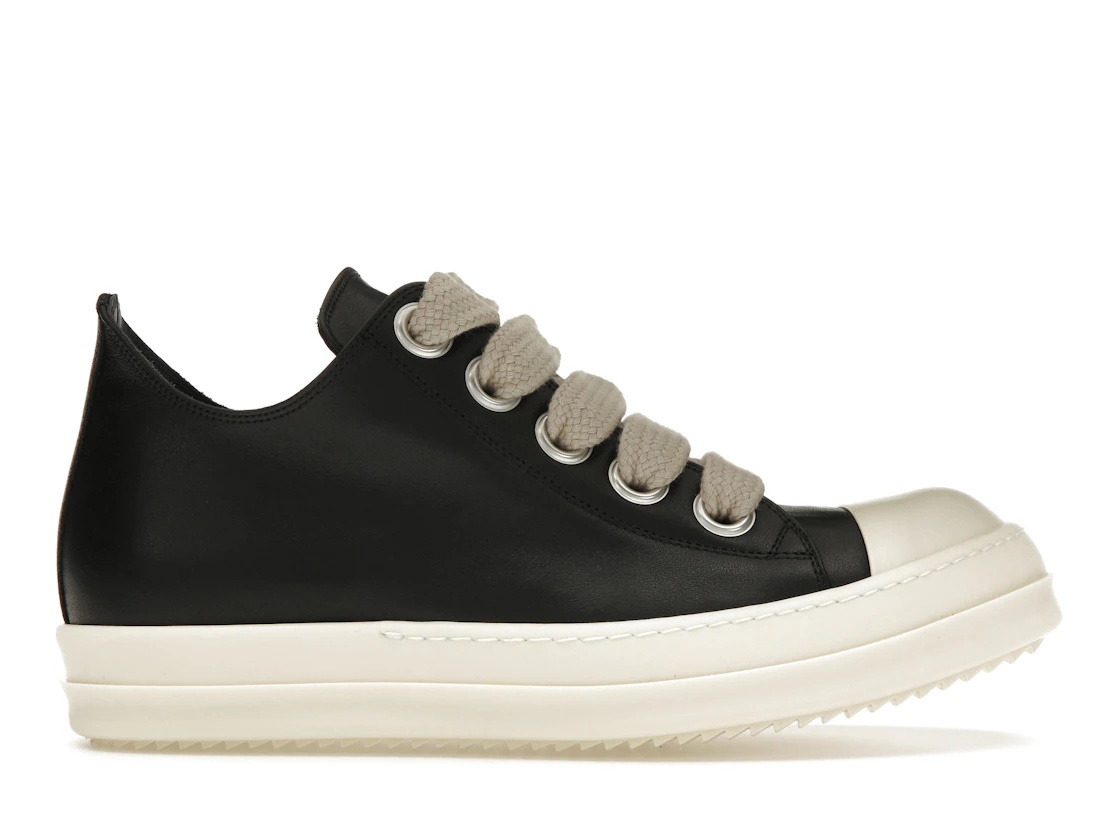 Rick Owens Porterville Jumbolaced Low Black - 1