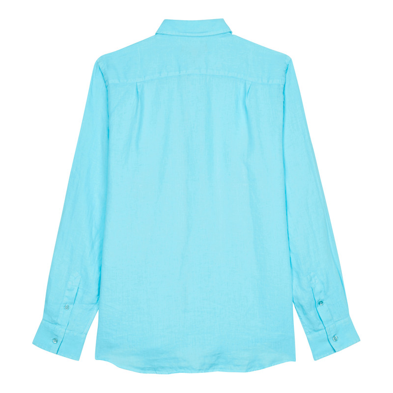 Vilebrequin Men Linen Shirt Solid outlook