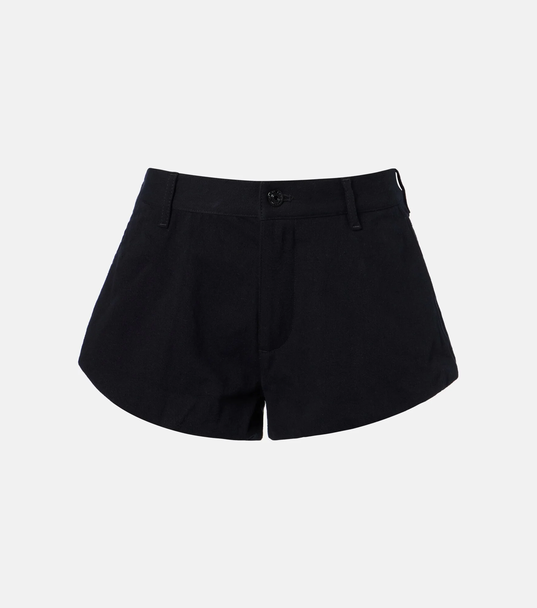 Shell denim shorts - 1