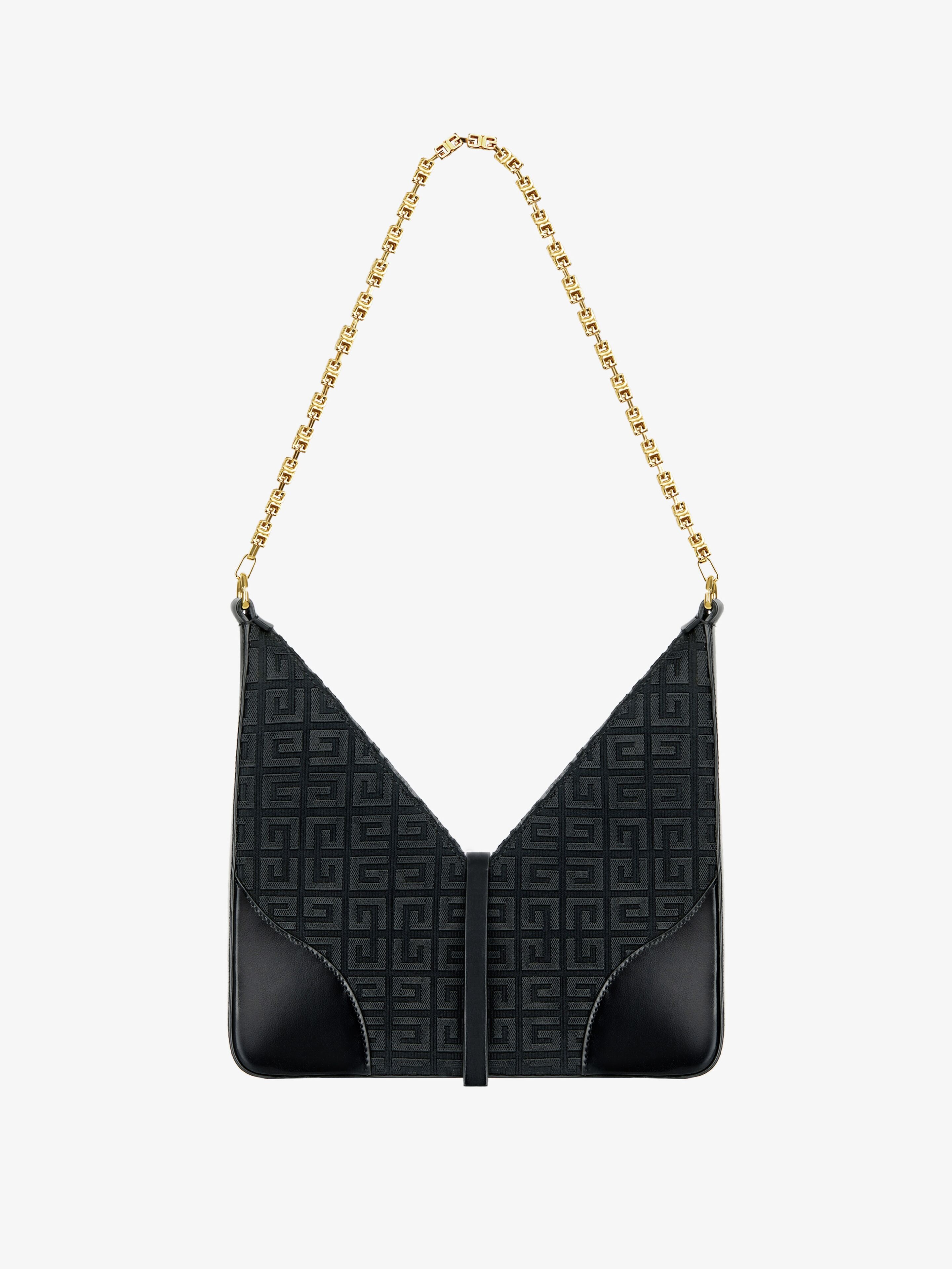 SMALL CUT OUT BAG IN 4G EMBROIDERED CANVAS - 5