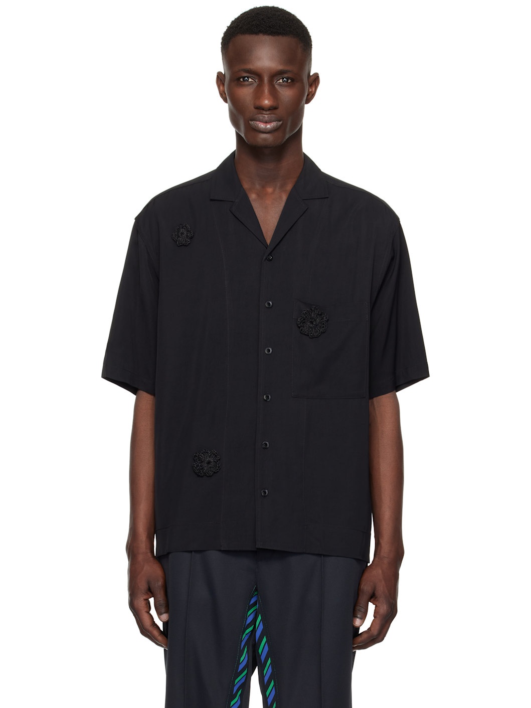 Black Daisy S/S Box Shirt - 1