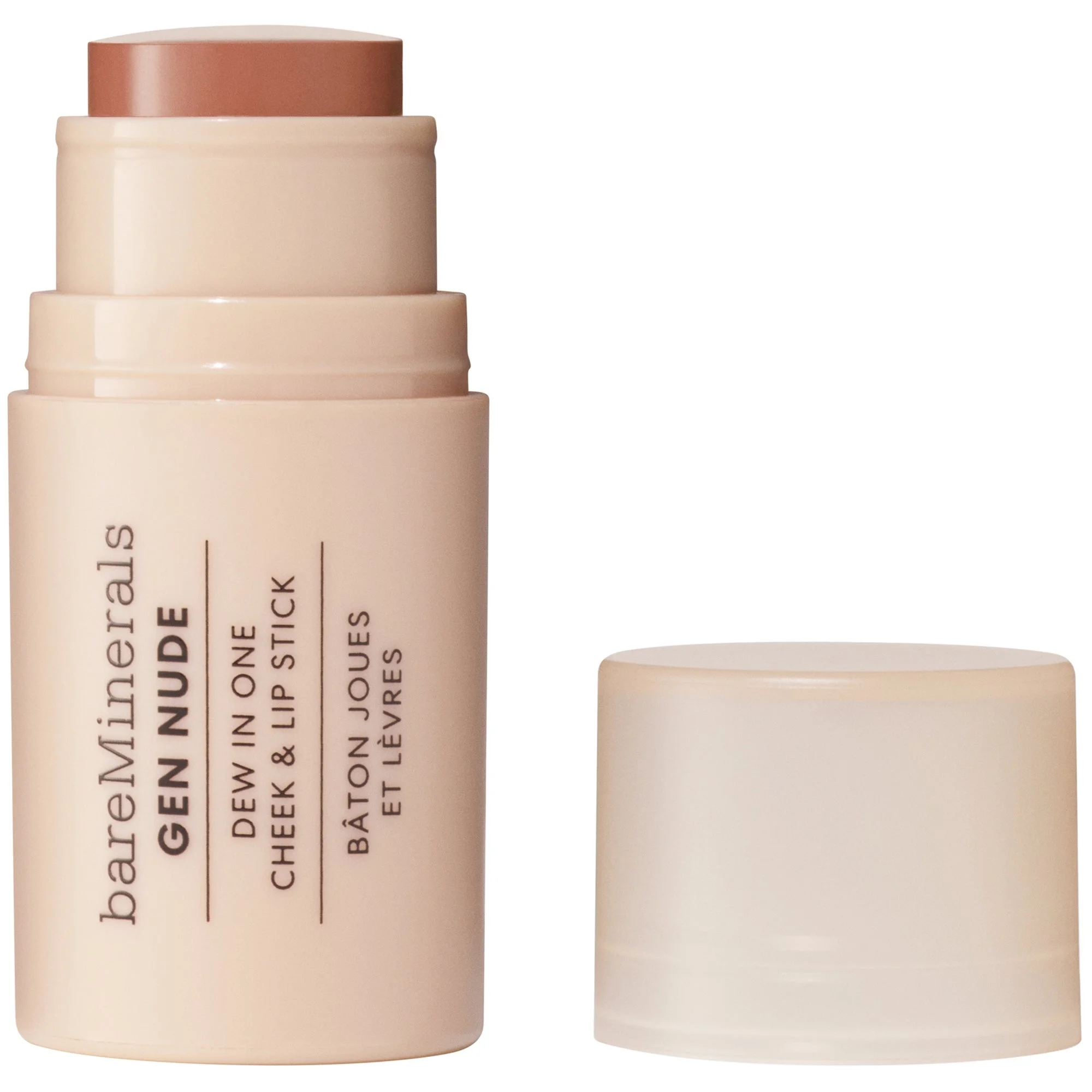 bareMinerals GEN NUDE Dew In One Cheek & Lip Stick - Bare Necessity - 1