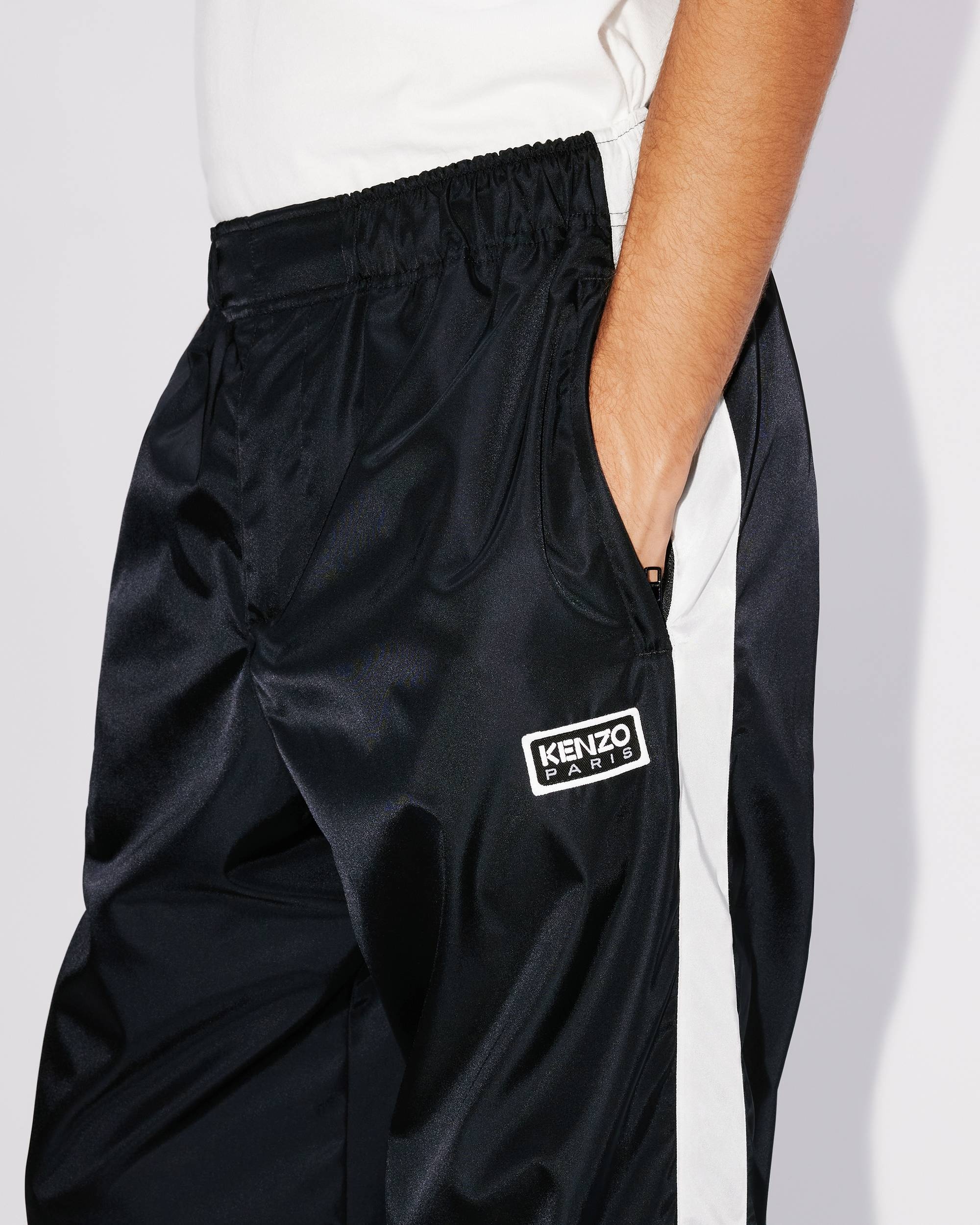'KENZO Paris' straight leg two-tone jogging trousers - 6