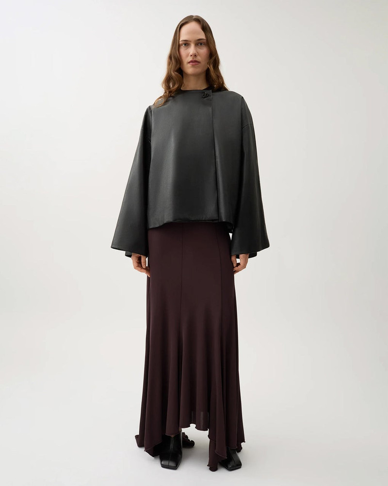 Rodebjer Jacket Cleo Rec Leather Black outlook