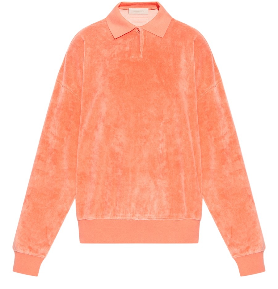 Velour sweatshirt - 1