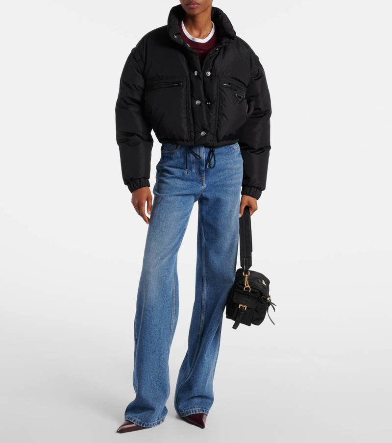 Prada Re-Nylon cropped down jacket outlook