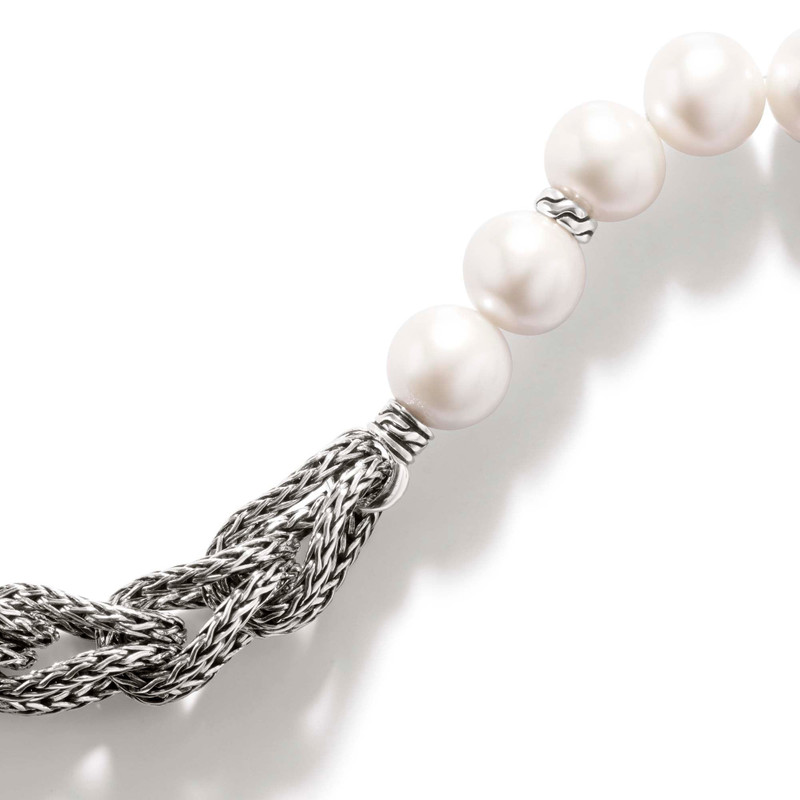 JOHN HARDY Surf Bracelet, Silver, Pearls, 10.5MM outlook