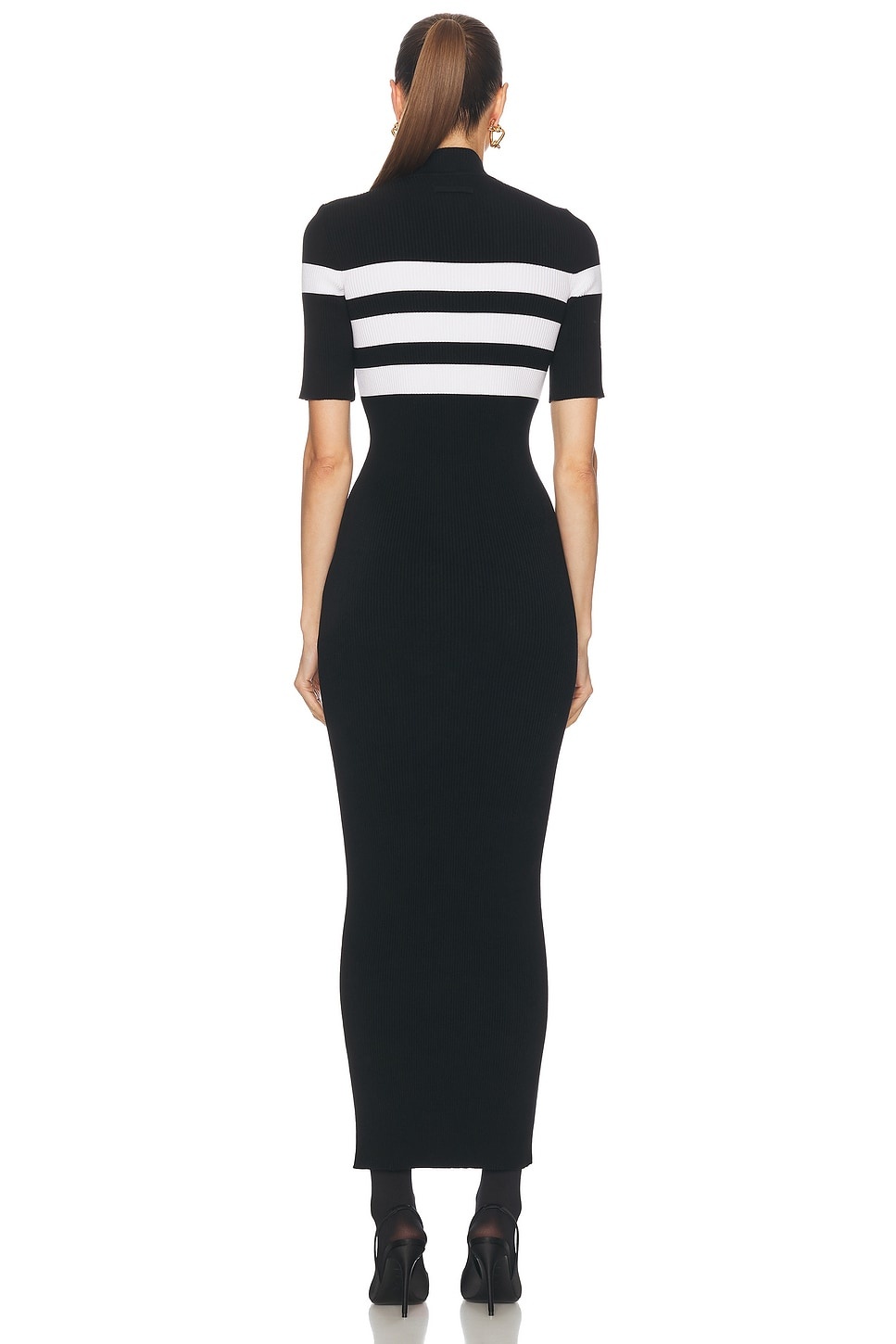 Striped Long Dress - 4