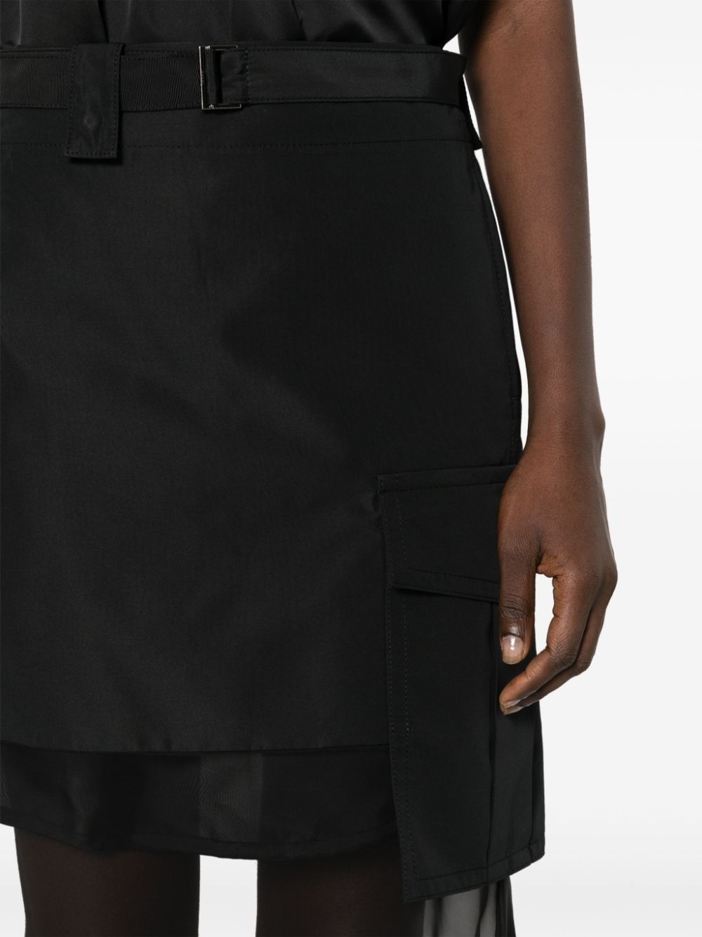 asymmetric midi skirt - 5