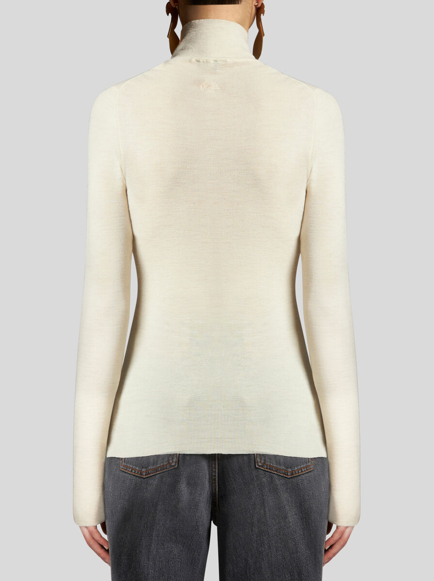 WOOL TURTLENECK SWEATER - 4
