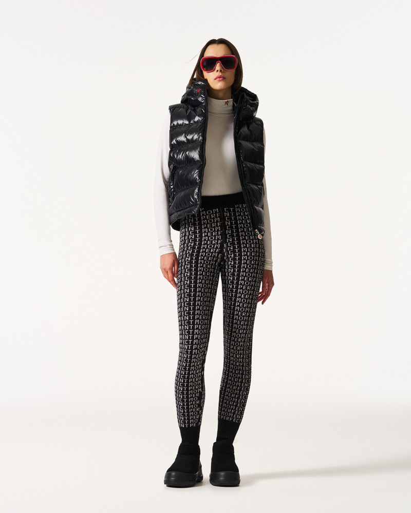 PERFECT MOMENT Monogram Merino Wool Legging outlook