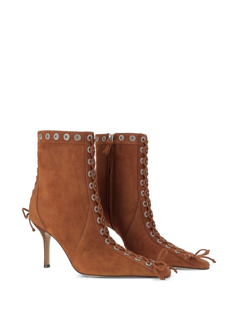 50mm lace-up studded boots - 2