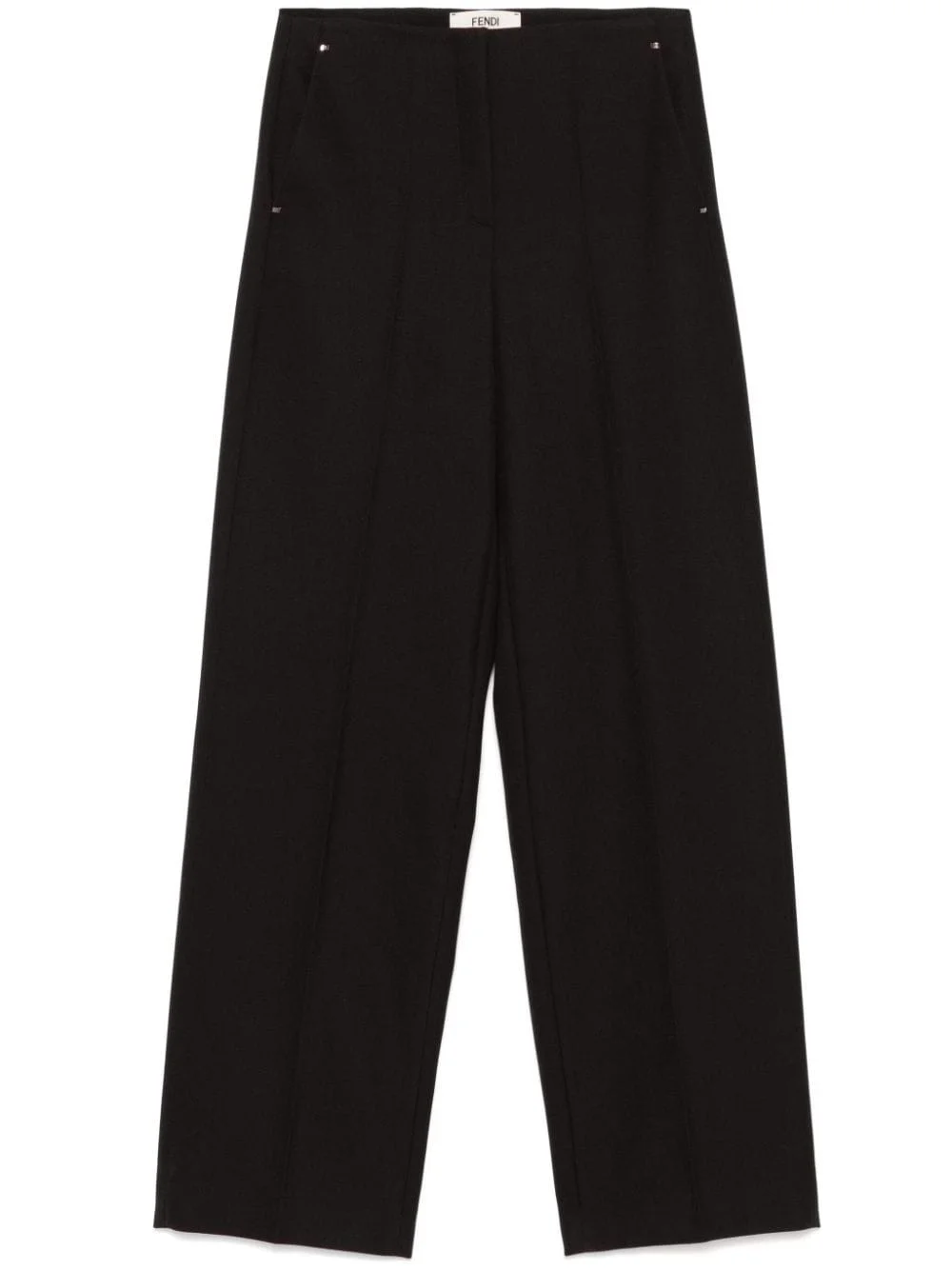 Fendi Women Wide Leg Wool Trousers - 1