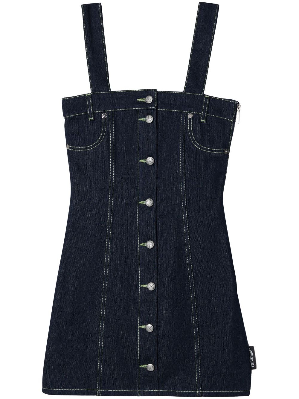 corset denim dress - 1