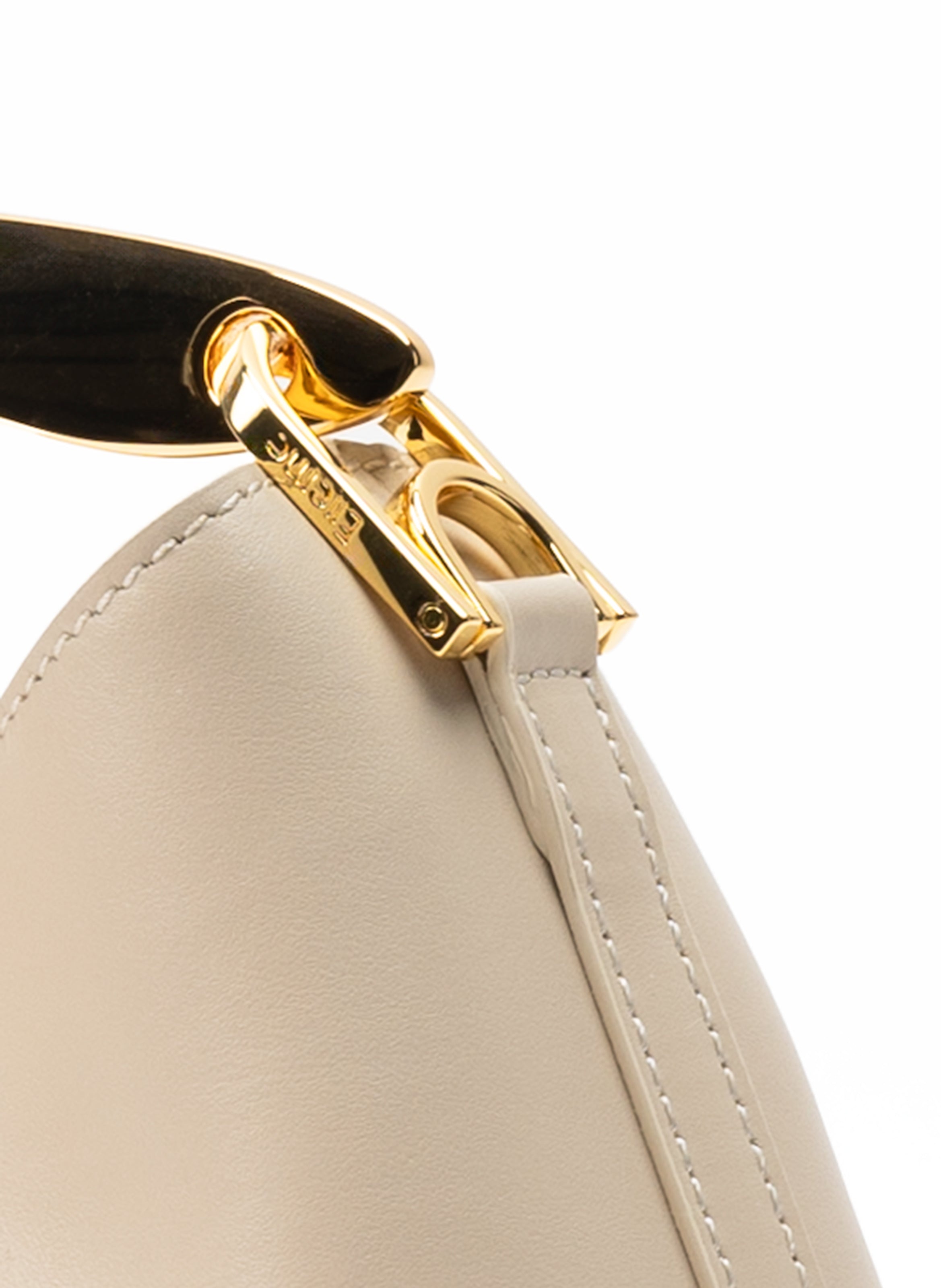 Mini Boomerang Leather Sesame - 4