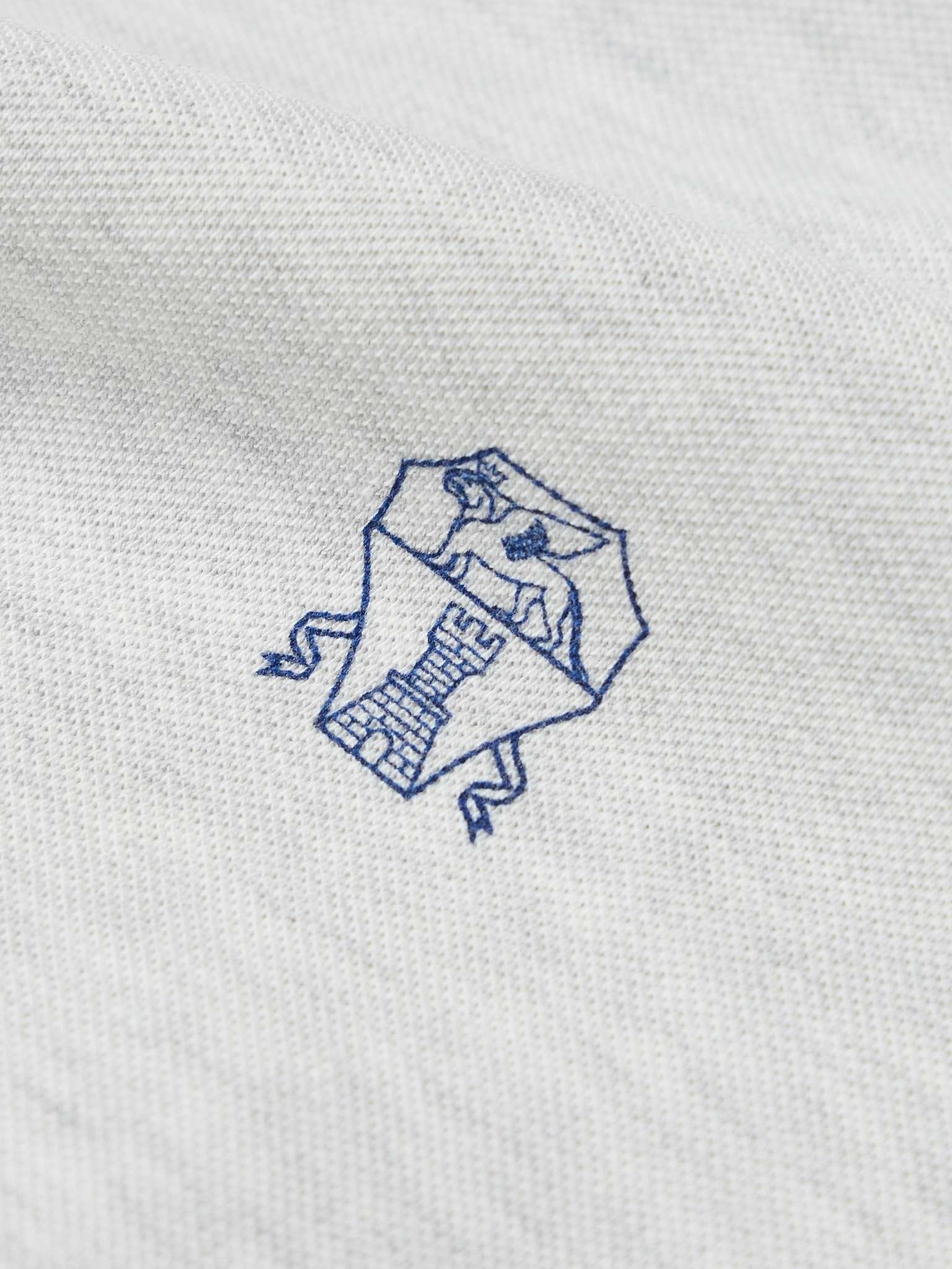 Logo-Print Cotton-Piqué Polo Shirt - 3