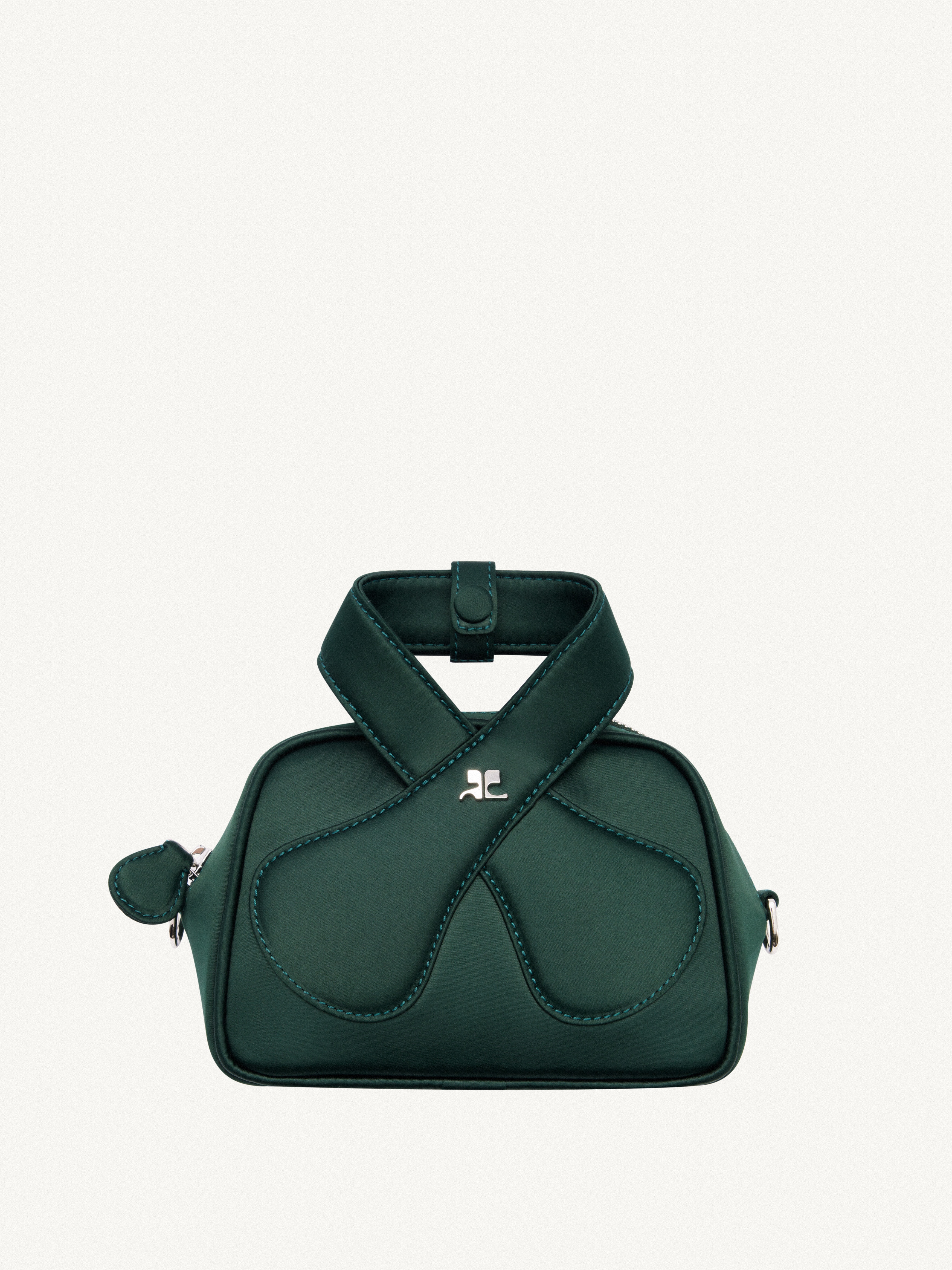 BAGUETTE SATIN LOOP BAG - 1