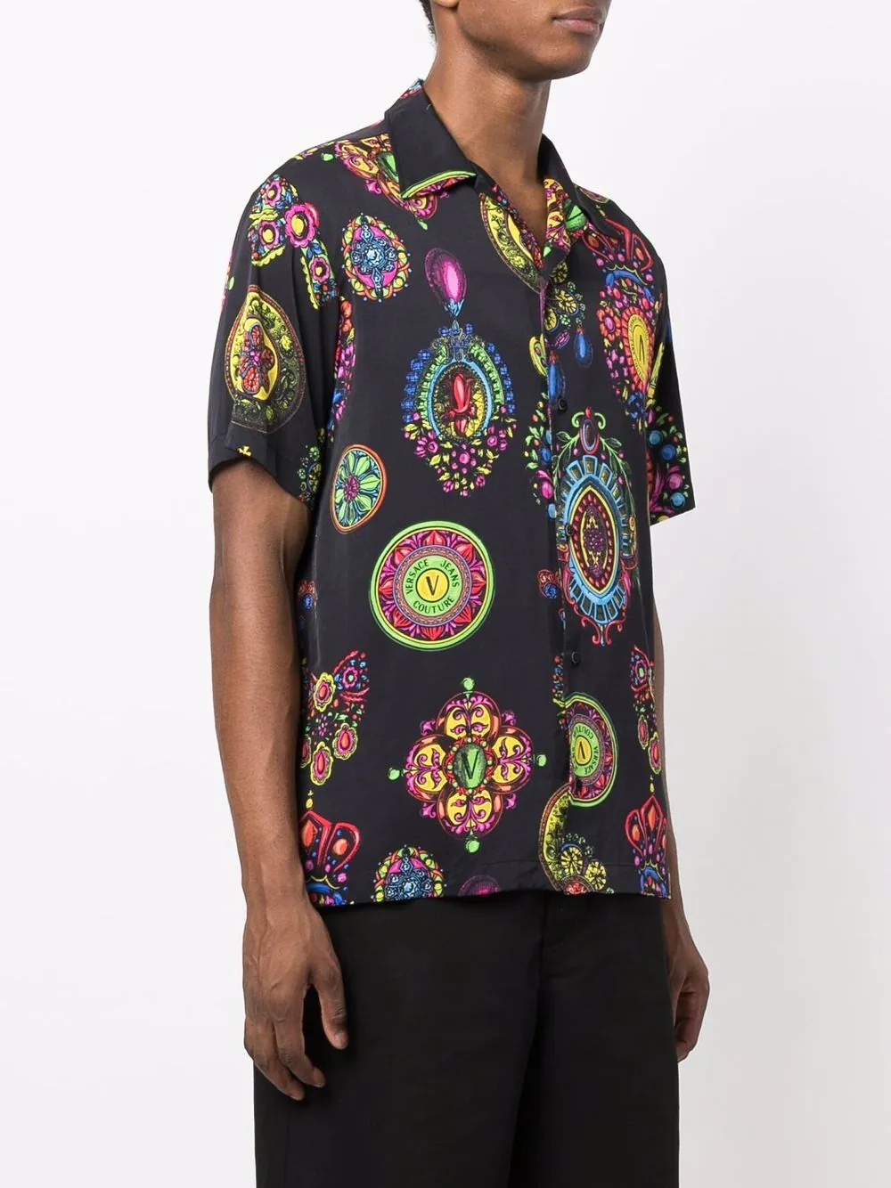 Regalia Baroque-print short-sleeve shirt - 3